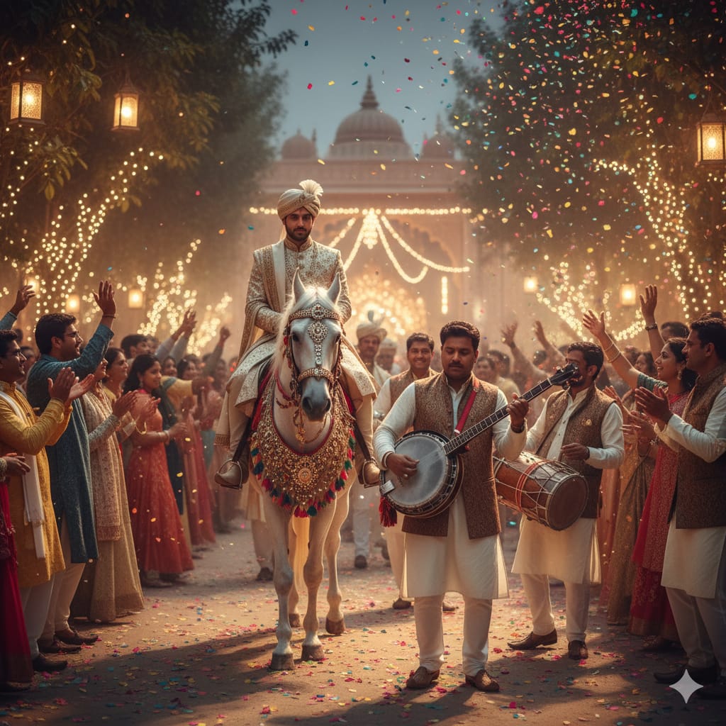 Groom Entry (Benjo & Horse)